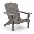 Sedia Adirondack in legno grigio per esterni