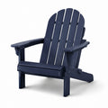 Sedia Adirondack in legno blu navy pieghevole