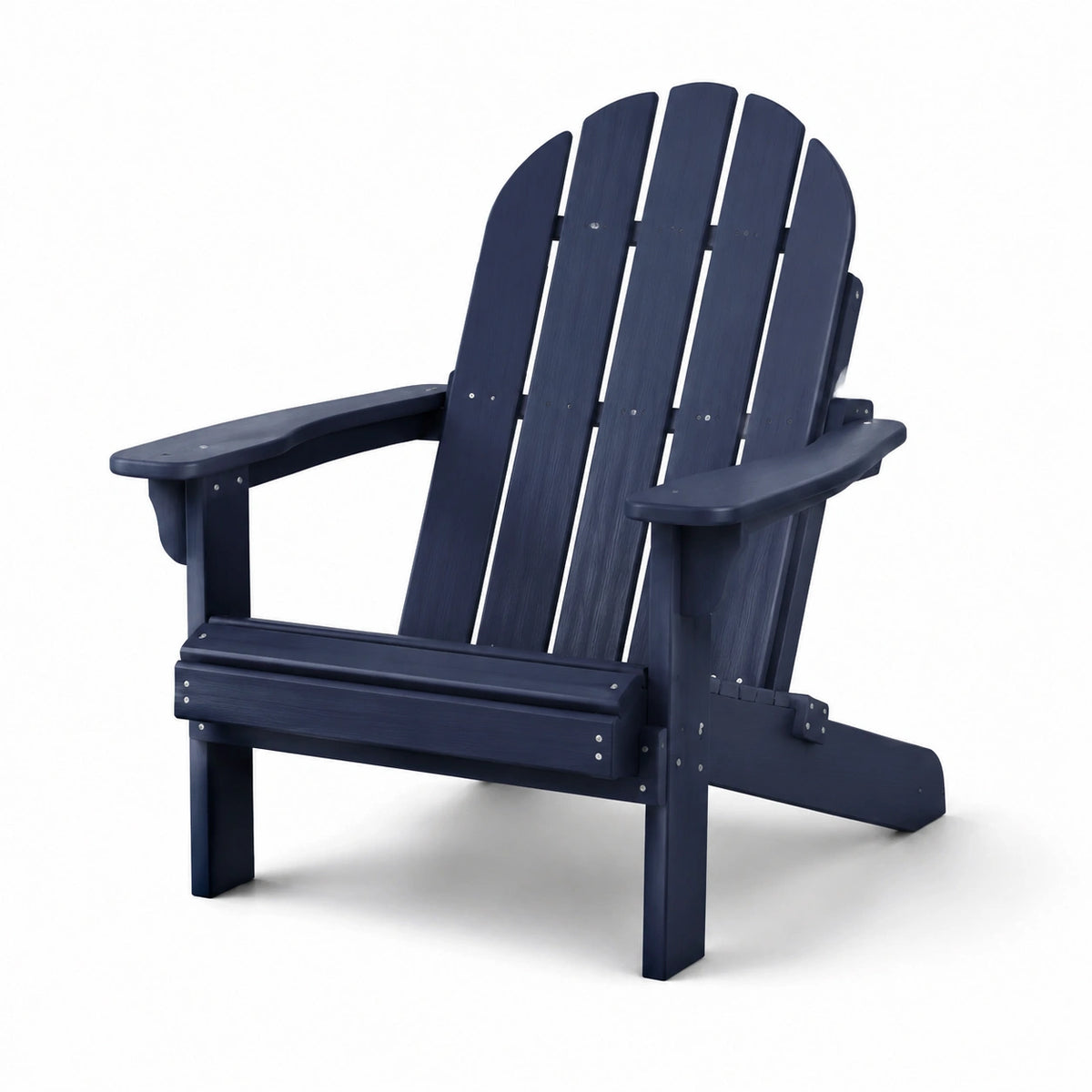 Sedia Adirondack in legno blu navy pieghevole
