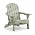 Sedia Adirondack in polistirene riciclato verde salvia 80 x 90 x 90 cm